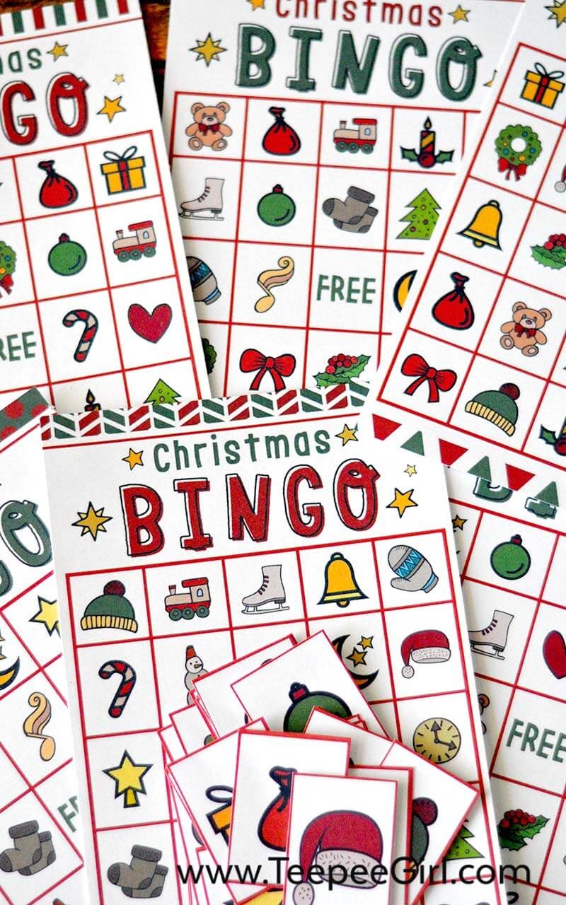 Free Christmas Bingo Game Printable - Free Printable Christmas Bingo Cards