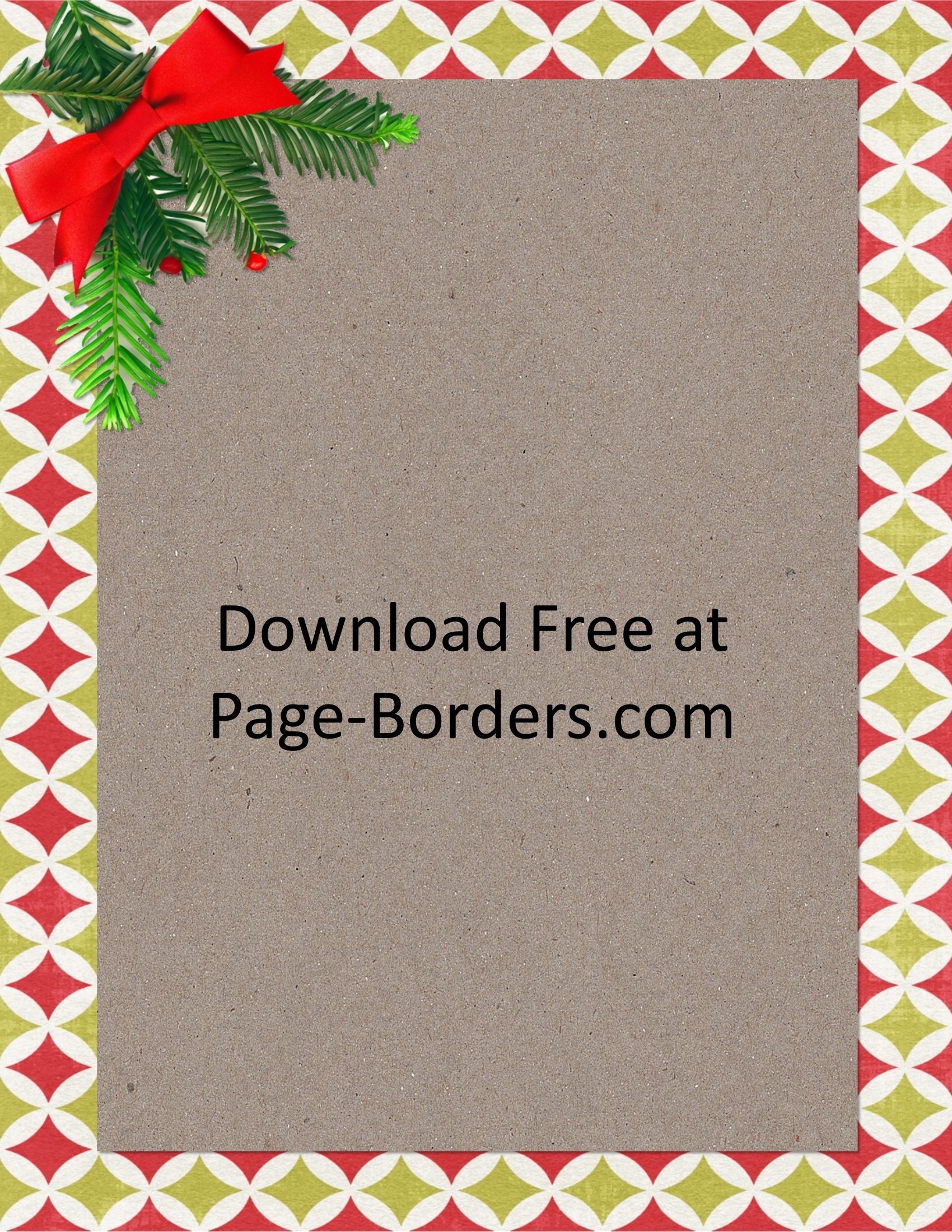 Free Christmas Border Customize Online Personal Commercial Use