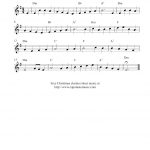 Free Christmas Clarinet Sheet Music   God Rest Ye Merry, Gentlemen   Free Printable Christmas Sheet Music For Clarinet
