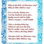 Free Christmas Poems For Children To Recite For Teachers | Christmas   Free Printable Christian Christmas Poems