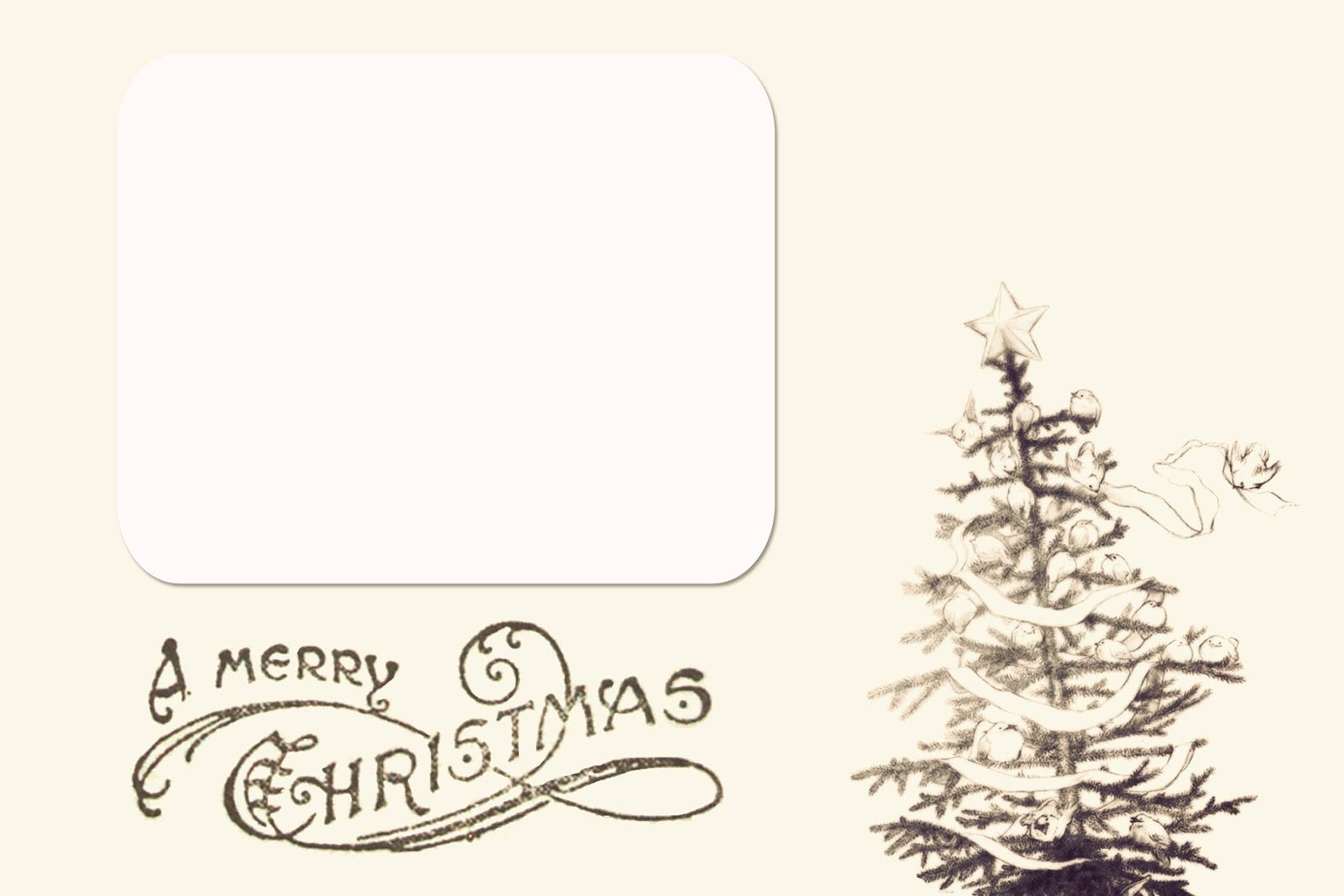 Free Christmas Postcard Template - Tutlin.psstech.co - Free Printable Christmas Cards With Photo Insert