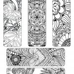 Free Coloring Plate Adult With Spectrum Noir More | Coloring   Free Printable Bookmarks To Color