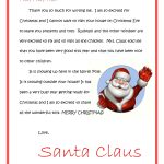 Free Dear Santa Letters Dear Santa Letters | Christmas Idea | Santa   Free Personalized Printable Letters From Santa Claus