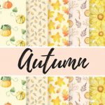 Free Digital Paper For Scrapbooking And More Projects! | Digital   Free Printable Autumn Paper