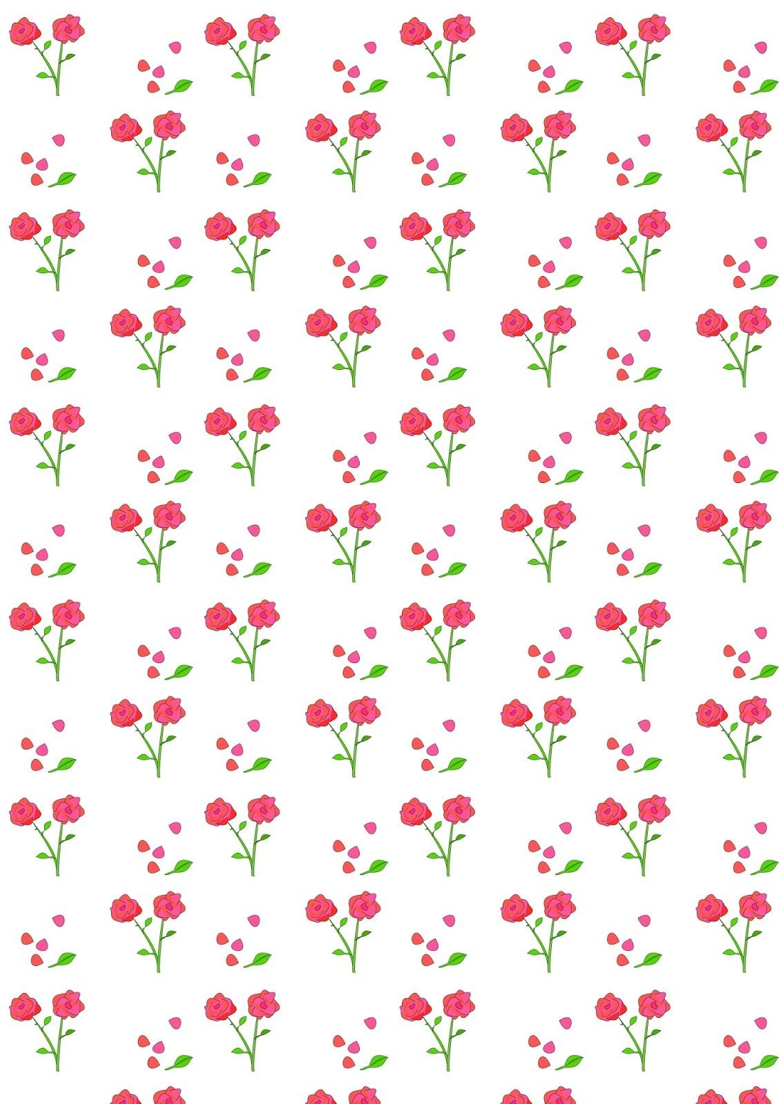 Free Digital Rose Scrapbooking Paper - Ausdruckbares Geschenkpapier - Free Printable Scrapbook Paper Designs