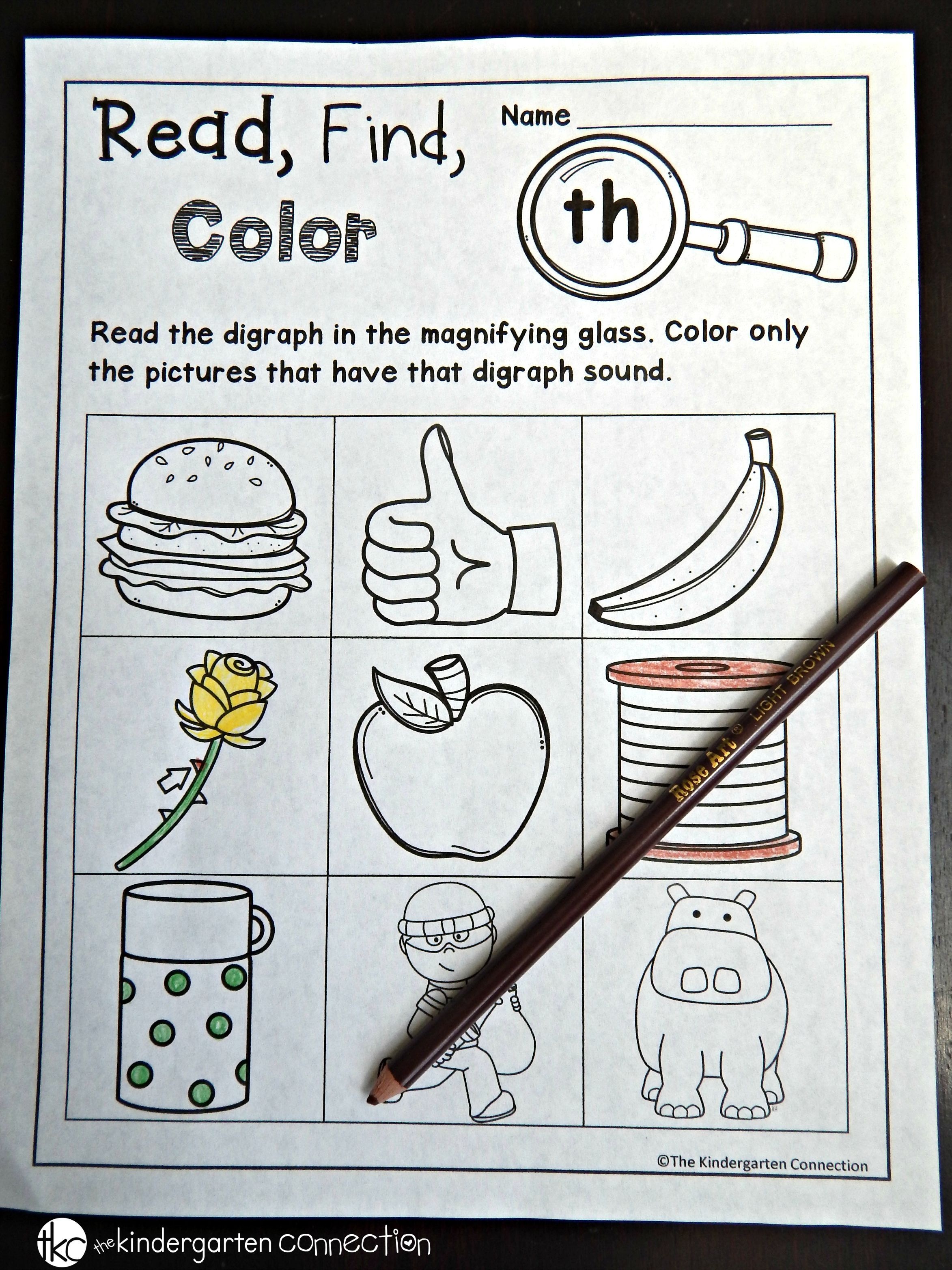 Free Digraph And Cvce Printables | School | Digraphs Worksheets - Hooked On Phonics Free Printable Worksheets