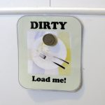 Free Dishwasher Clean Dirty Sign Printable   Free Printable Clean Dirty Dishwasher Sign