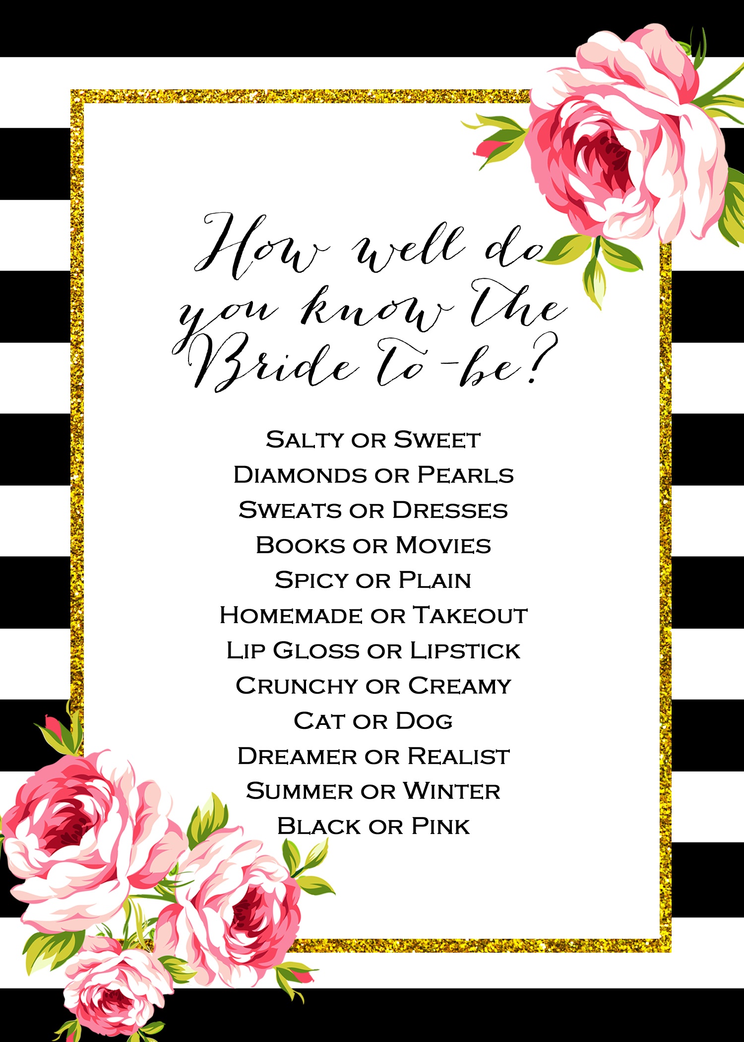 Free Don&amp;#039;t Say Wedding Game | Wedding Planning | Wedding Games, Free - How Well Do You Know The Bride Game Free Printable