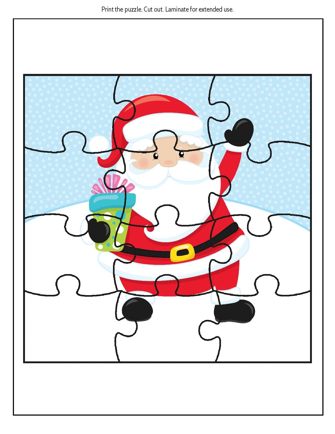 Free Printable Christmas Puzzles Free Printable A to Z