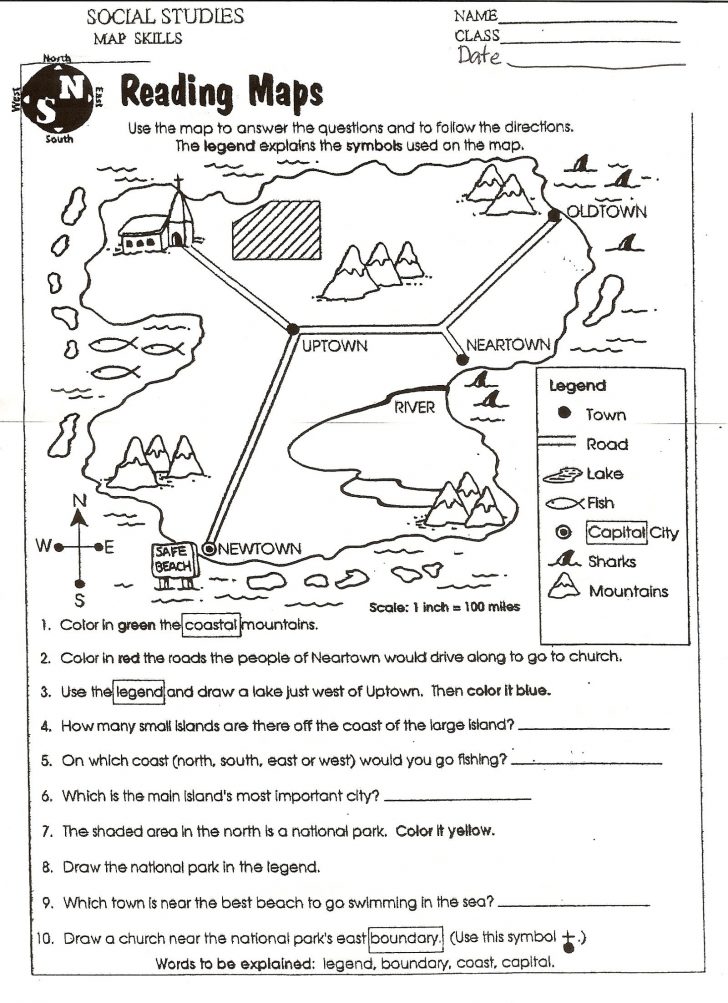 Free Printable Worksheets For 2Nd Grade Social Studies