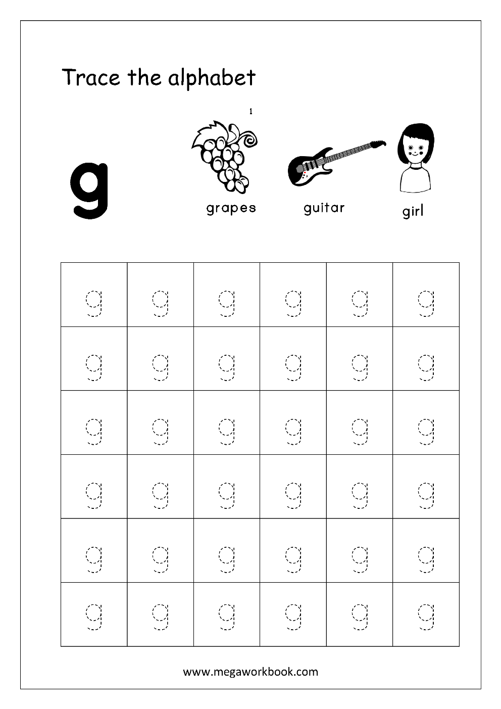  Free Printable Worksheets For Kg1 Free Printable A To Z