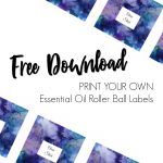 Free Essential Oil Printable Bottle Labels   Kate Shelby   Free Printable Roller Bottle Labels