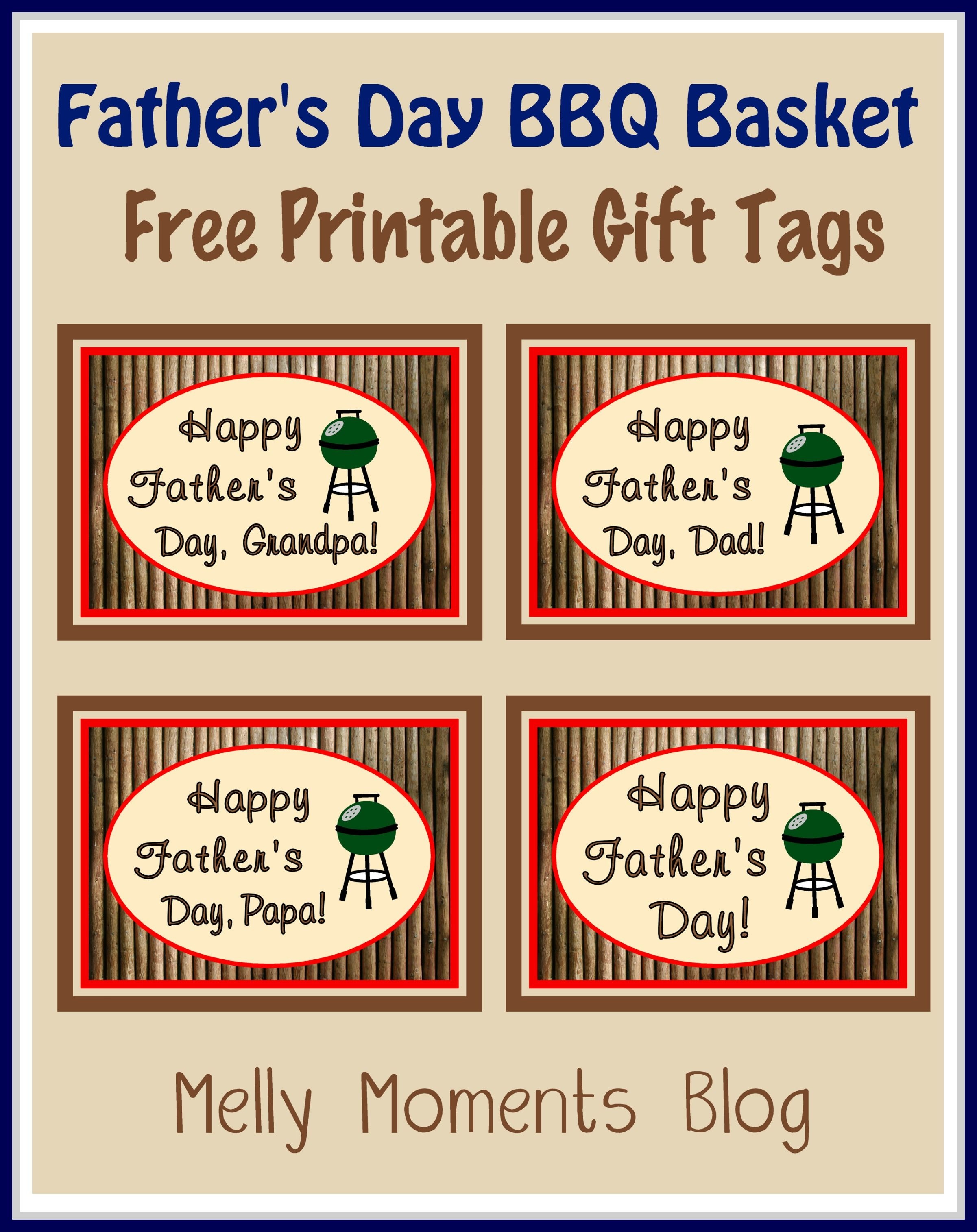 Free Father&amp;#039;s Day Gift Tags And Labels. Perfect To Use With A Bbq Or - Free Printable Father&amp;#039;s Day Labels