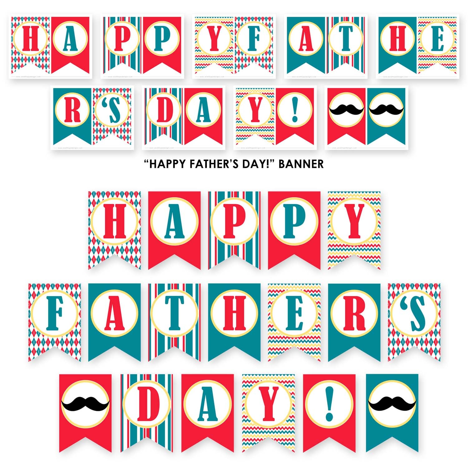 Free Father&amp;#039;s Day Party Printables From Sarah Hope Designs | Catch - Free Printable Fathers Day Banners