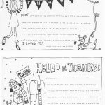 Free Fill In The Blank Thank You Cards For Kids | Skip To My Lou   Free Printable Thank You Cards Black And White