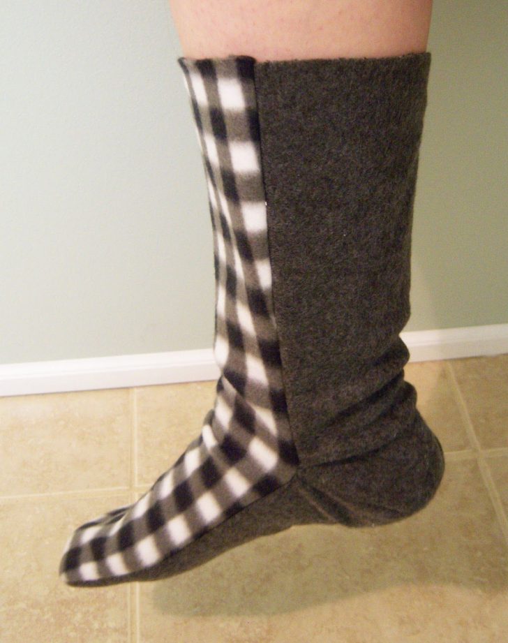 Free Printable Fleece Sock Pattern