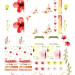 Free Floral Planner Stickers Printable | Dawn Nicole Designs®   Free Printable Stickers