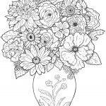 Free Flower Coloring Pages – Ronde   Free Printable Flower Coloring Pages