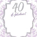 Free Free Printable 40Th Birthday Invitations | Invites | Free   Free Printable Surprise 40Th Birthday Party Invitations