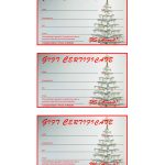 Free Gift Certificate Archives | Freewordtemplates   Free Printable Christmas Gift Voucher Templates
