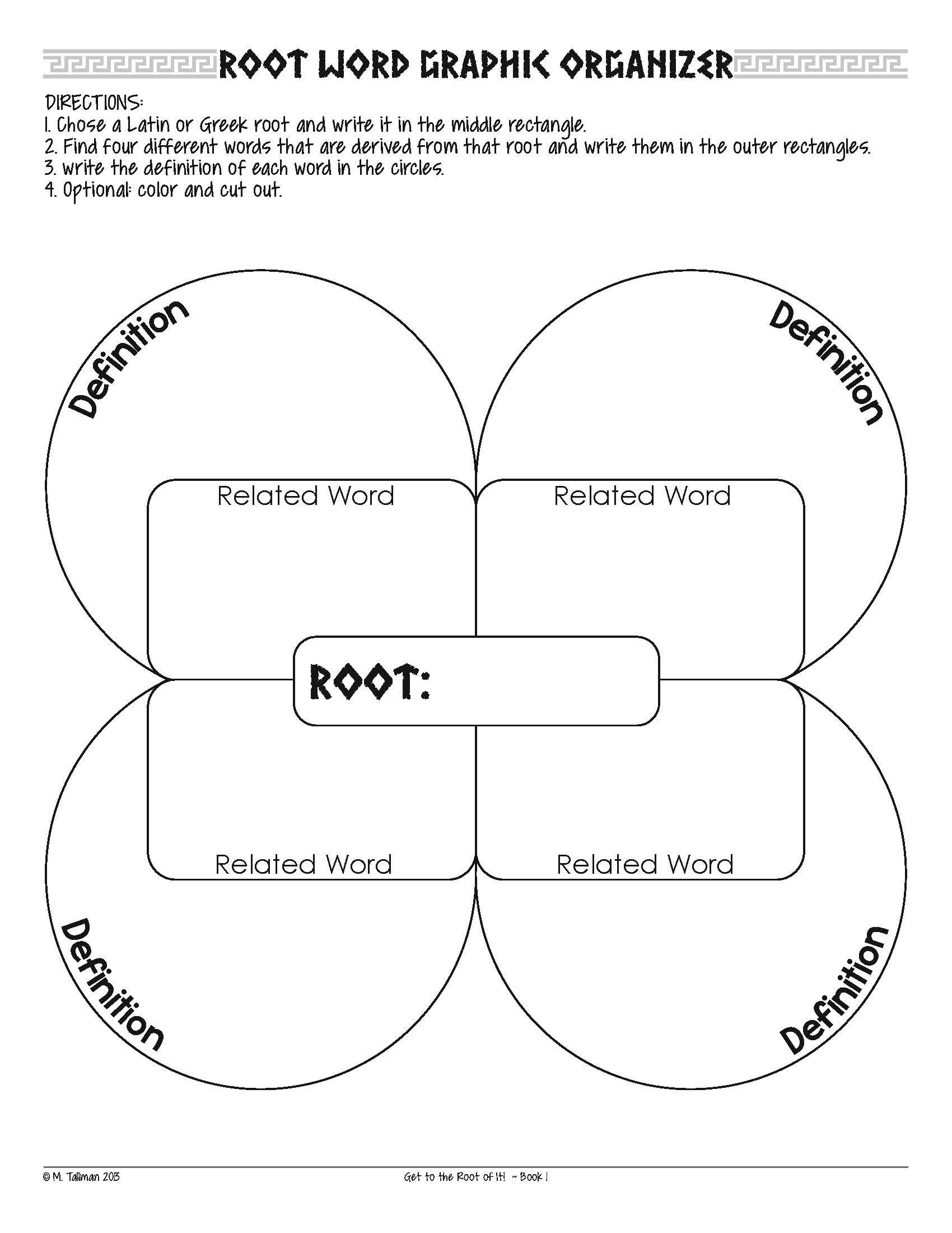 Free Greek And Latin Root Word Activities | Literacy Teaching - Free Printable Greek And Latin Roots