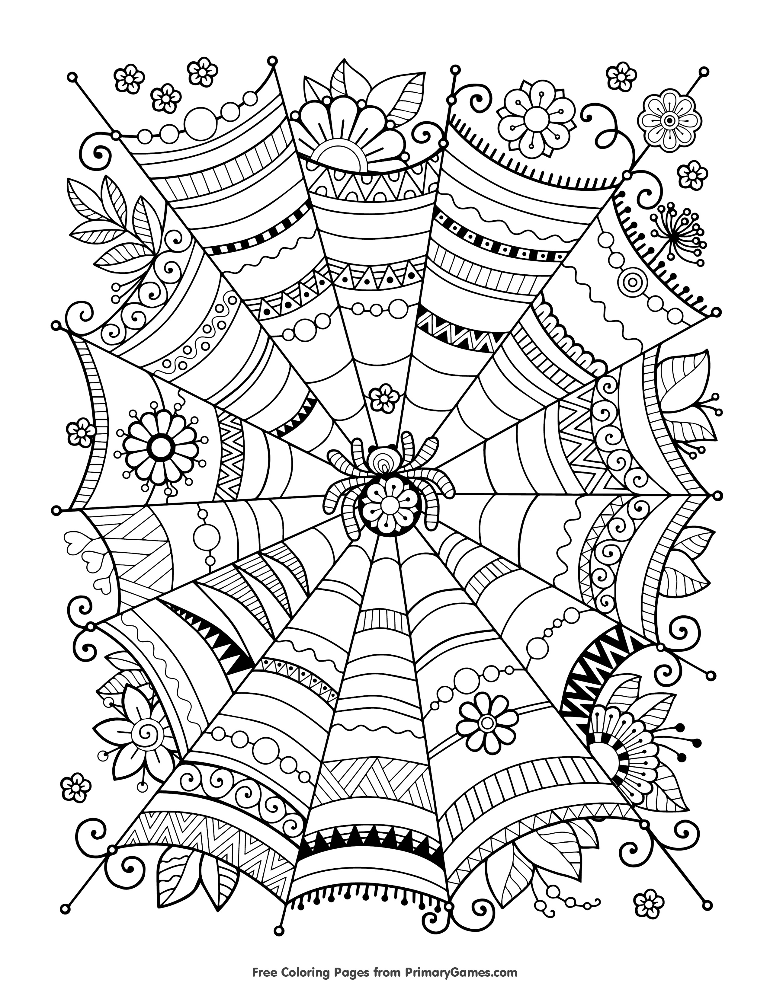 Free Halloween Coloring Pages For Adults &amp;amp; Kids - Happiness Is Homemade - Free Coloring Pages Com Printable
