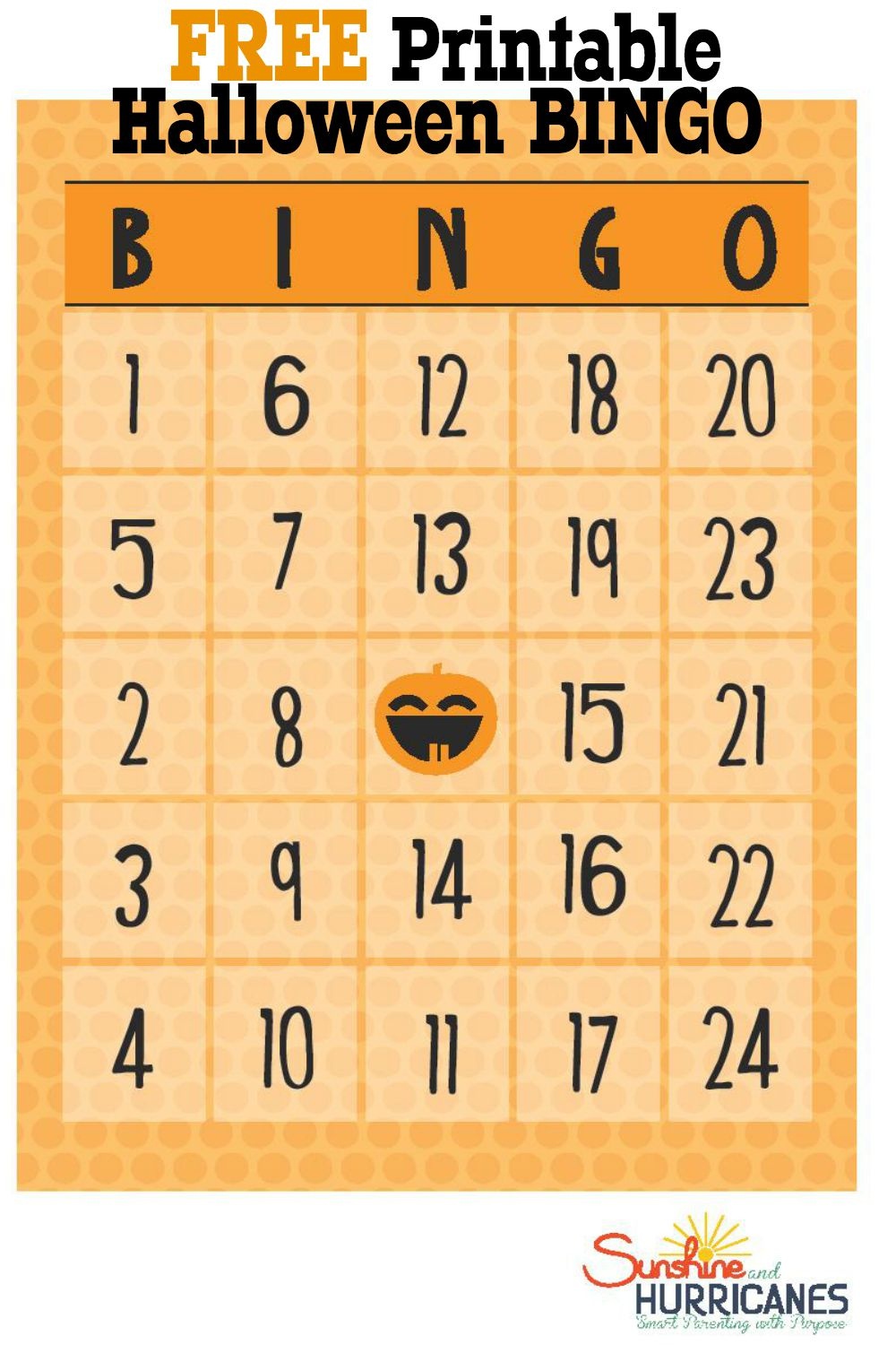 Free Halloween Printables - Bingo - Free Printable Halloween Bingo Cards