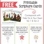Free Hide 'em In Your Heart Scripture Cards   Homeschool Giveaways   Free Printable Scripture Cards