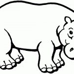 Free Hippo Coloring Pages   Free Printable Hippo Coloring Pages