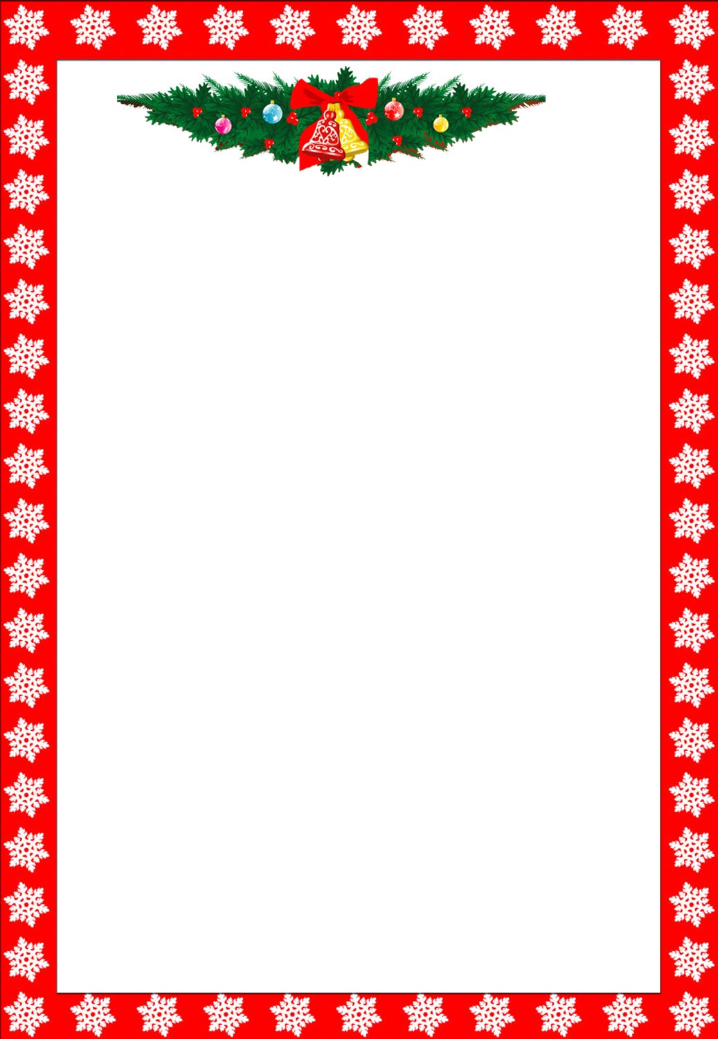 Free Holiday Stationary, Free Christmas Letterhead, Free Custom - Free Printable Christmas Stationary