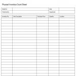 Free Inventory Count Sheet | Accounting | Timesheet Template   Free Printable Inventory Sheets