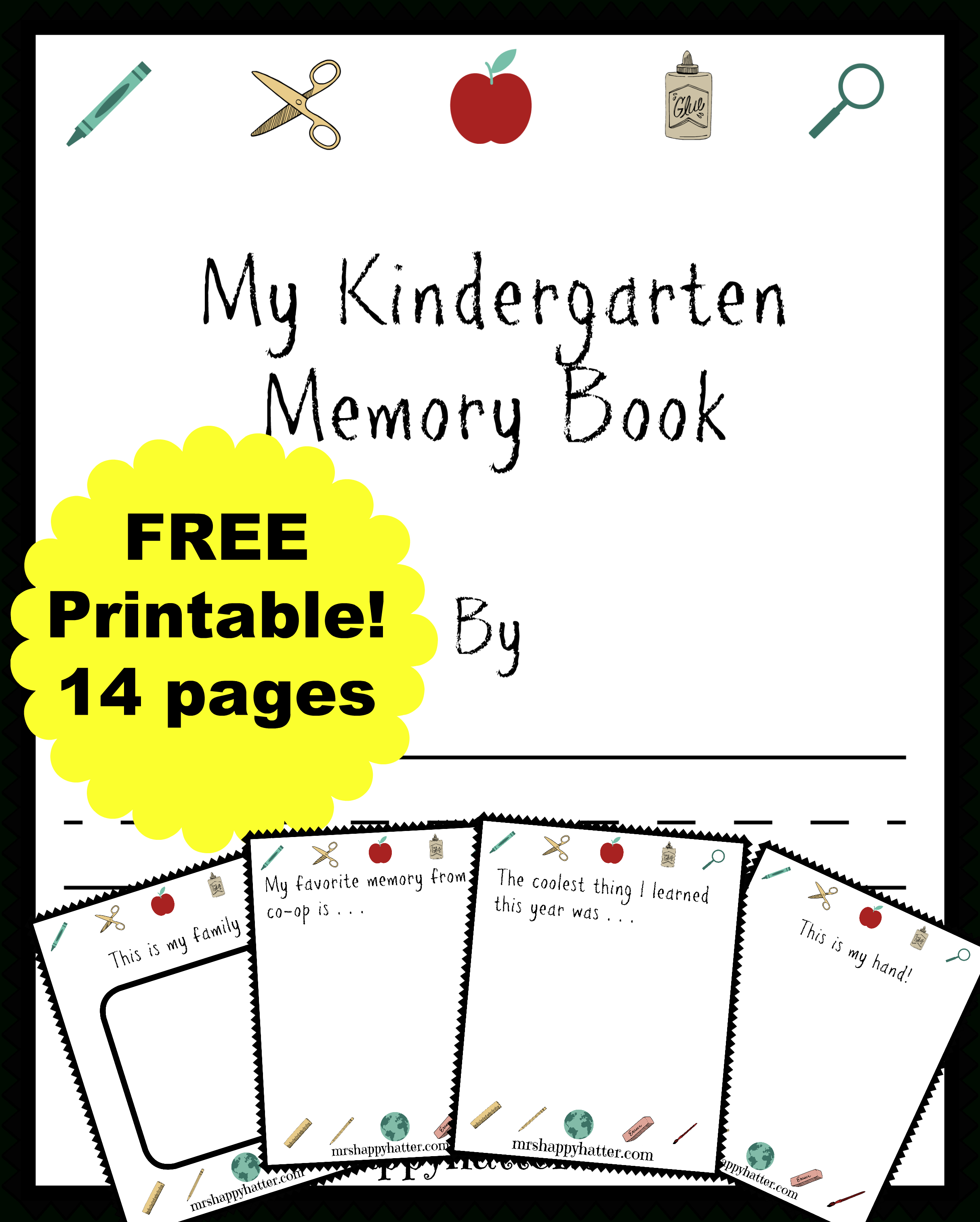 Free Printable Preschool Memory Book Free Printable A To Z