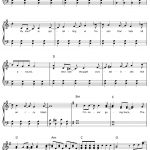 Free Let It Go Easy Version Frozen Theme Sheet Music Preview 6   Frozen Piano Sheet Music Free Printable
