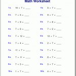 Free Math Worksheets   Free Printable Algebra Worksheets With Answers