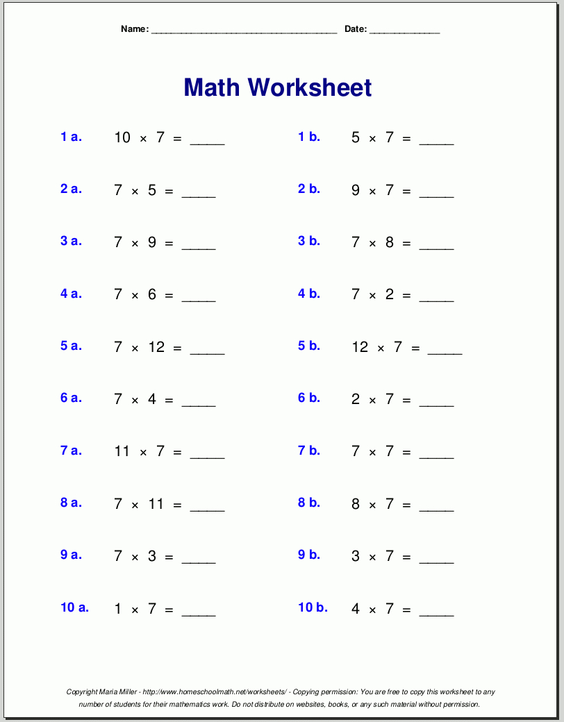 Mental Maths Tests Year 6 Worksheets Year 6 Maths Worksheets Free 