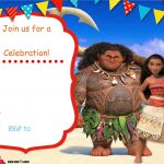 Free Moana Birthday Invitation Template | Zoey 4Th Birthday | Moana   Free Printable Moana Birthday Invitations