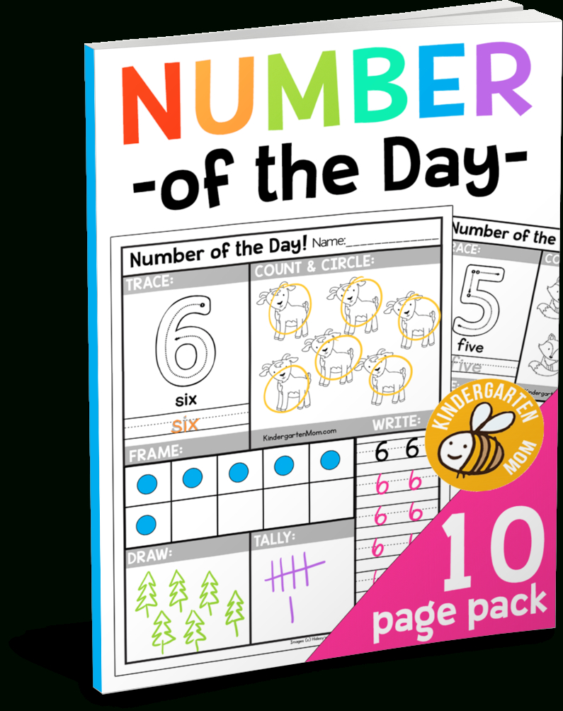 Free Number Of The Day Worksheets!! Free Printable Number Of The Day - Free Printable Number Of The Day Worksheets