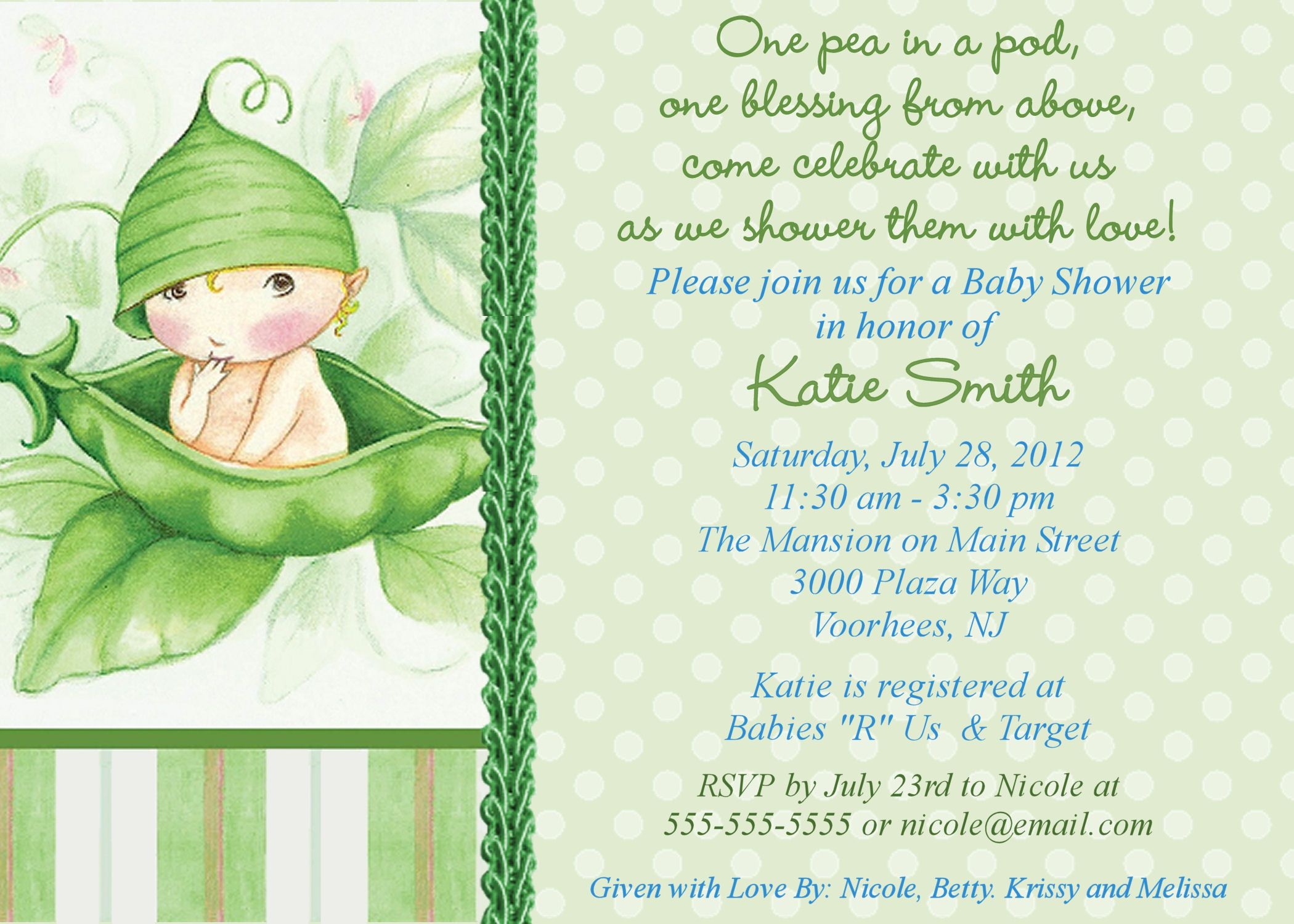 Free Online Baby Shower Invitations | Baby Shower Invitation Sample - Baby Shower Cards Online Free Printable