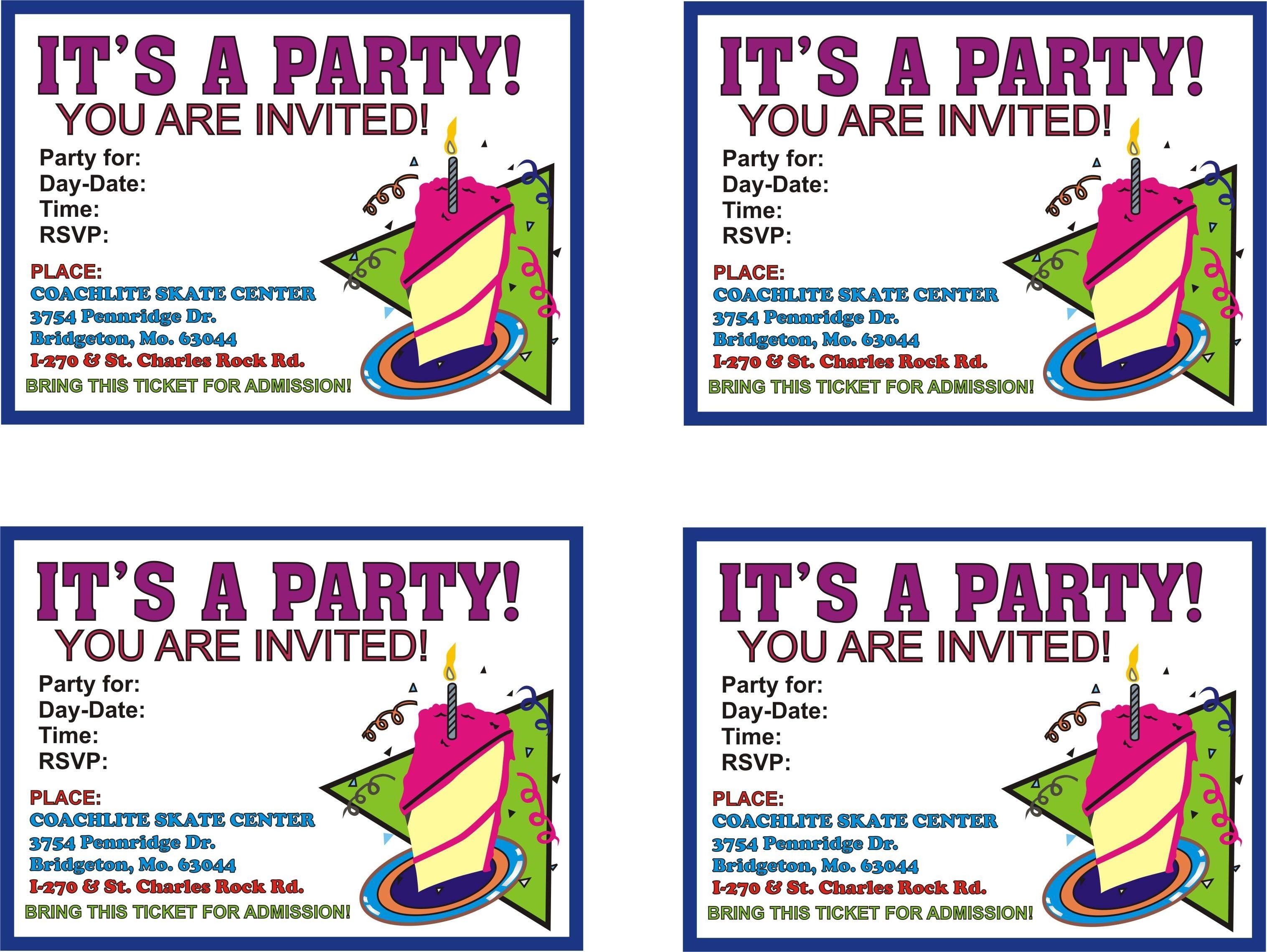 13Th Birthday Party Invitations Printable Free Free Printable A To Z