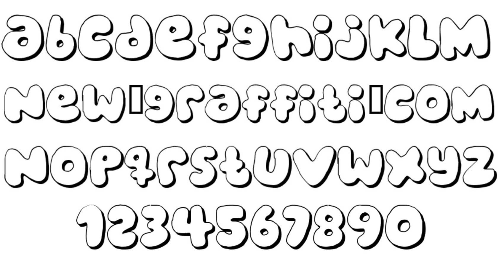 Free Other Font File Page 94 - Newdesignfile - Free Printable Bubble Letters Font