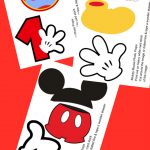 Free Photo Props Mickey Mouse Printable & Templates | Photo Booth   Free Mickey Mouse Printable Templates