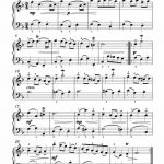 Free Piano Sheet Music – Minuet In F Major – Handel In 2019 | Free   Free Printable Classical Sheet Music For Piano