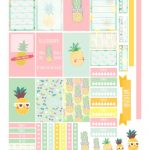 Free Planner Printable: Pineapples | Planners & Bullet Journals   Free Printable Stickers