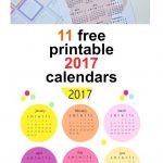 Free Printable 2017 Calendars   Round Up | Calendars | Calendar 2017   Free Printable Agenda 2017