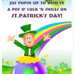Free Printable A Pot Of Luck St Patrick's Greeting Card | Printable   Free Printable St Patrick&#039;s Day Card