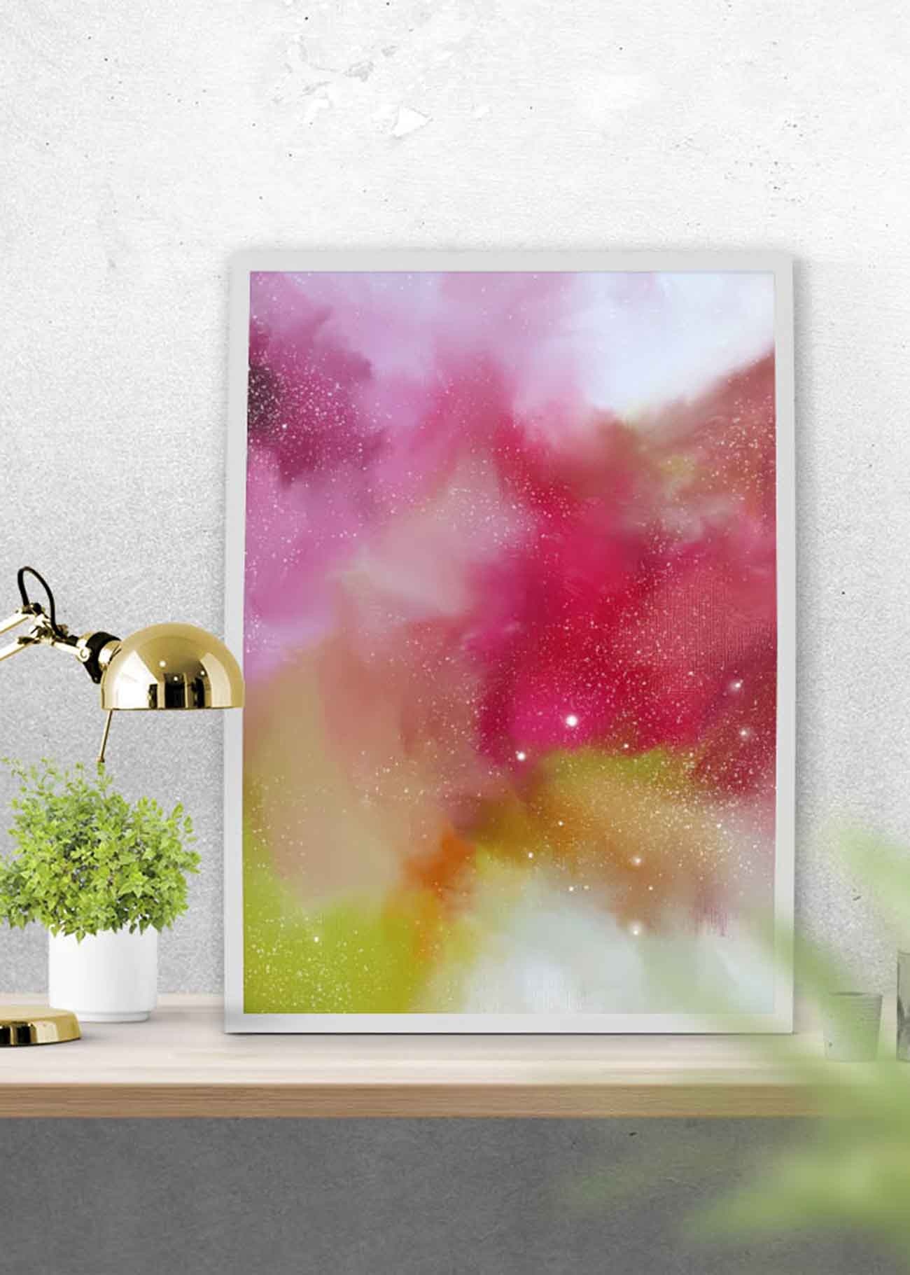 Free Printable Abstract Art - July 2016 | Corinne Melanie - Free Printable Artwork