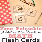 Free Printable Addition And Subtraction Math Flash Cards   Simple   Free Printable Addition Flash Cards