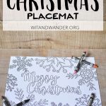 Free Printable Adult Coloring Page   Christmas Placemat   Our   Free Printable Christmas Placemats For Adults