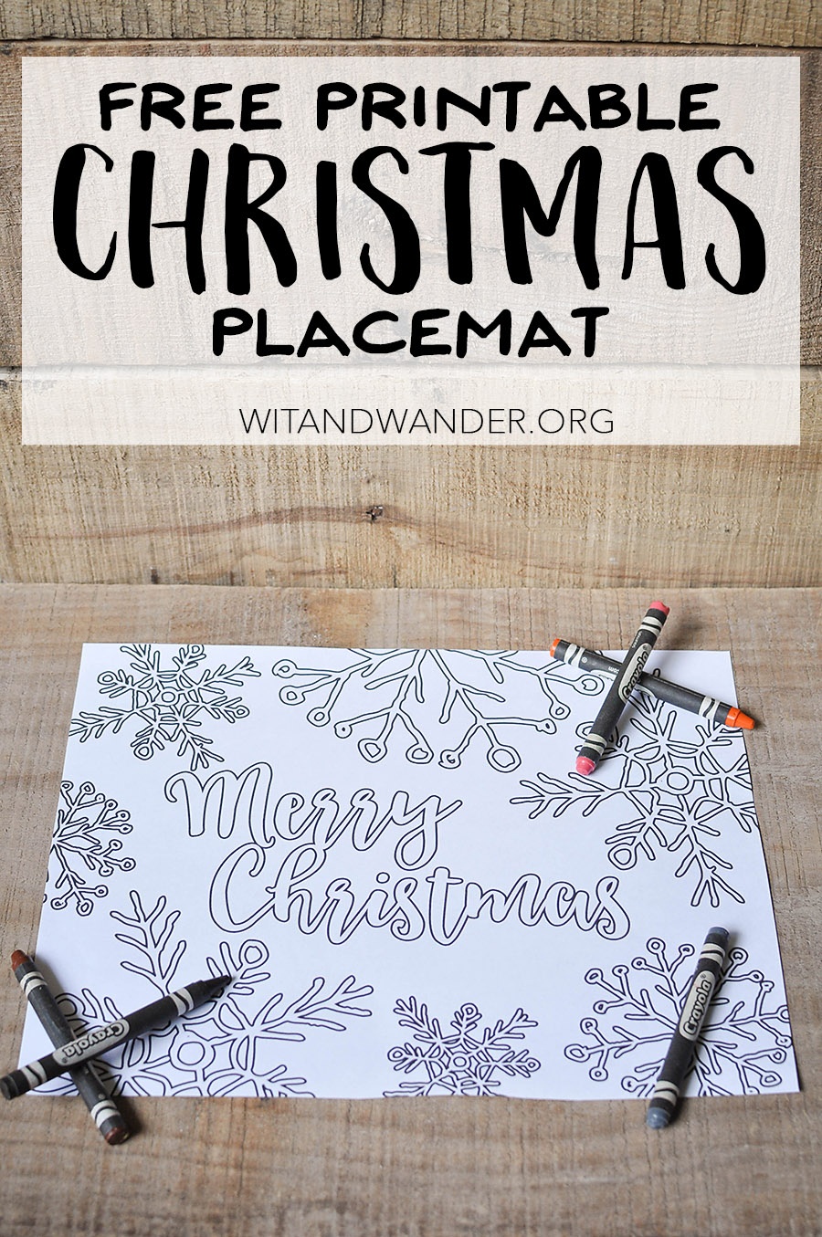 Free Printable Adult Coloring Page - Christmas Placemat - Our - Free Printable Christmas Placemats For Adults