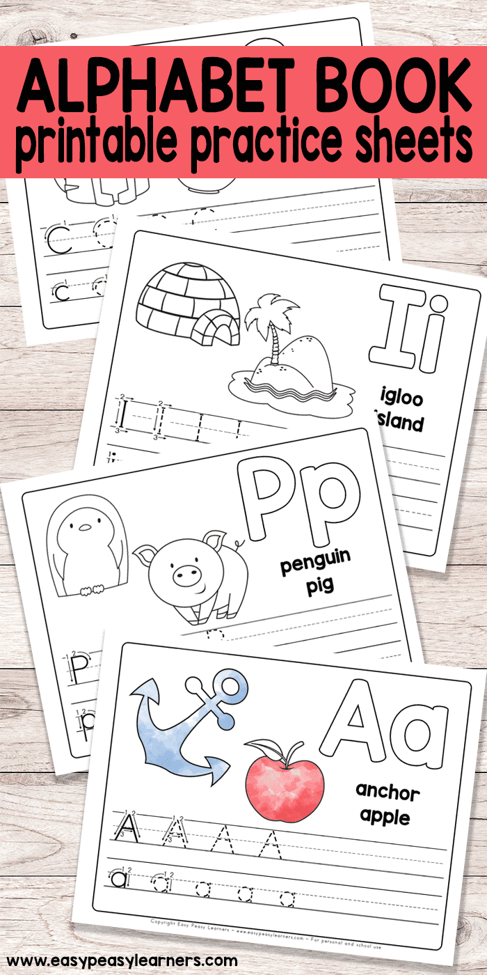 Free Printable Alphabet Book For Preschool And Kindergarten | Crafts - Free Printable Phonics Books For Kindergarten